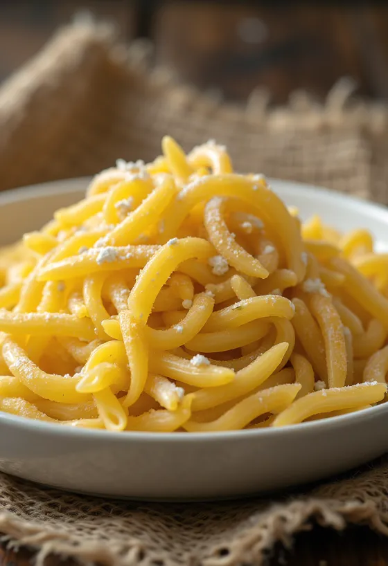 פסטה דורום יבשה בקערת קרמיקה