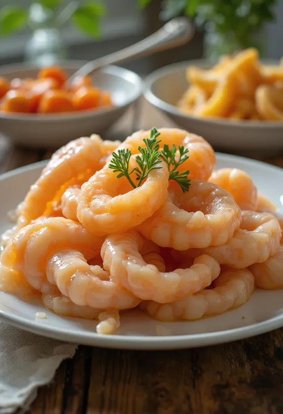 בשר צדפות לב (קוקלס) טרי על קרח עם לימון ופטרוזיליה