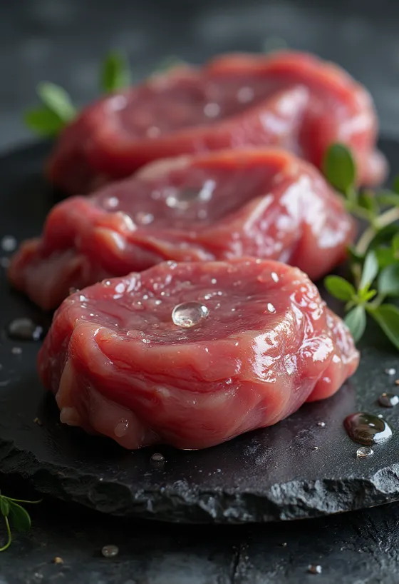 חזה ושוק ברווז בר נאים עם תבלינים על בוצ'ר בלוק