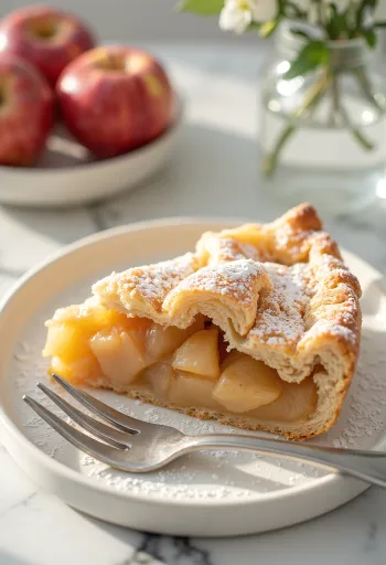 פאי תפוחים מסורתי – עוגה ביתית ממולאת בתפוחים רכים וקינמון בבצק פריך.