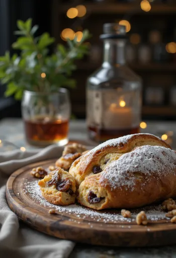 שטולן תמרים ורום פרוס, זרוי באבקת סוכר