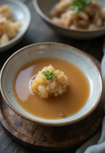 רוטב מיסו מוגש עם ירקות בגריל