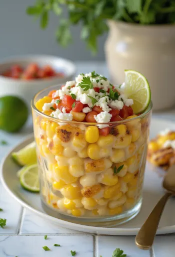 אסקיטס עם סלסה, מקושט בכוסברה טרייה