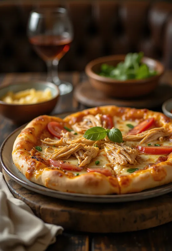 Pizza Nigérienne מוגשת