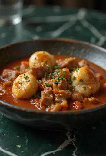 כבדי עוף ברוטב לצ'ו עם נוקדלי מוגשים