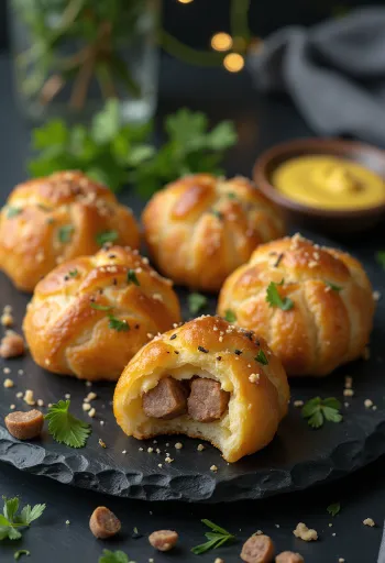 פאלוקורב ללא גלוטן מוגש עם עשבי תיבול טריים