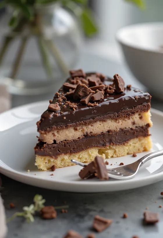 טרילצ'ה בציפוי שוקולד, הגשת קינוח טרי