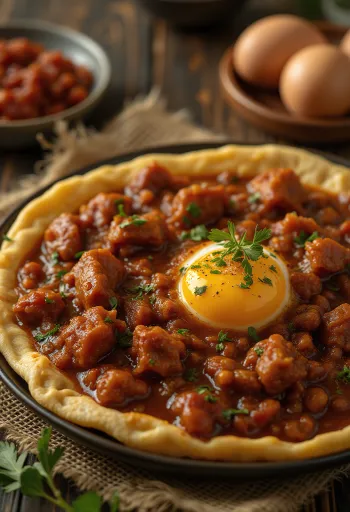 דורו וואט מוגש עם ביצה קשה ואינג'רה