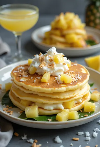 פנקייק פינה קולדה מוגש