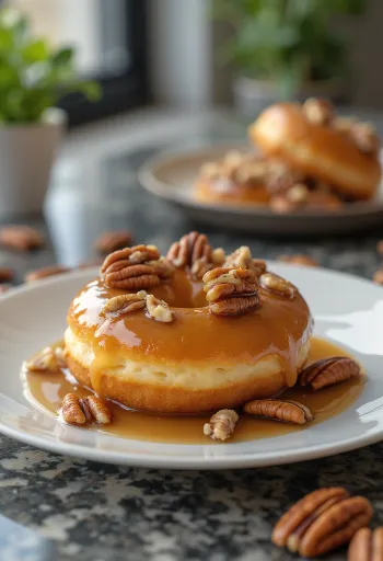 סופגניית פקאן מוגשת טרייה