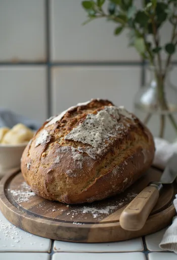 פרוסות לחם שיפון Ruisleipä קלאסי טרי מהתנור