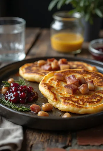 Fläskpannkaka מוגש