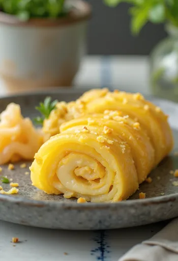 טמגו יאקי עם ג'ינג'ר, חביתה עם מילוי ג'ינג'ר עשיר