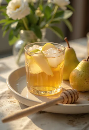 סיידר אגסים אירי מוגש טרי