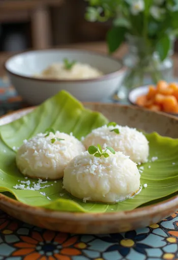 מונט לט פוק – עוגה מאודה בורמזית מסורתית