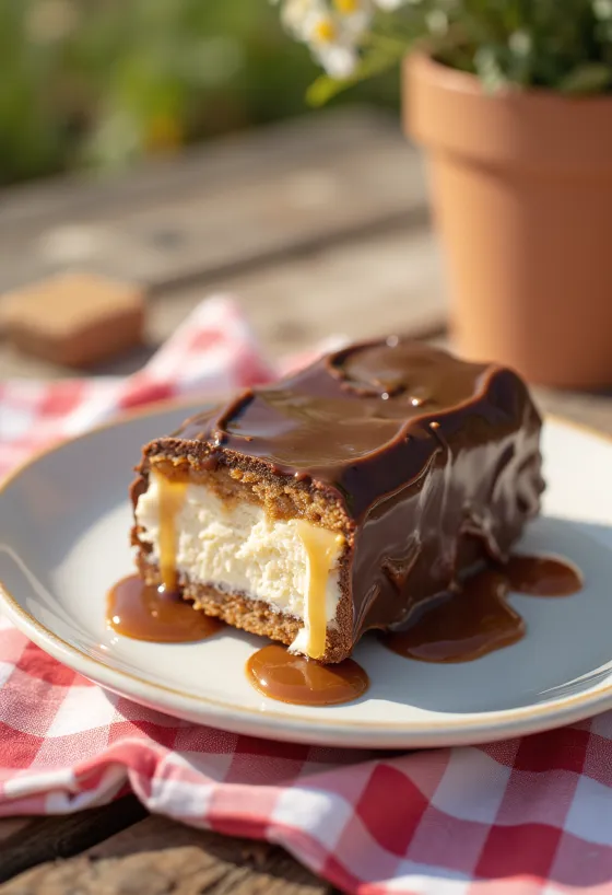 חטיף גלידת טוויקס מוגש