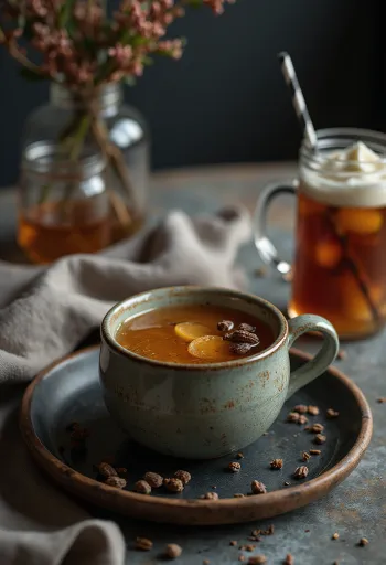 סיידר ערער מוגש בכוס