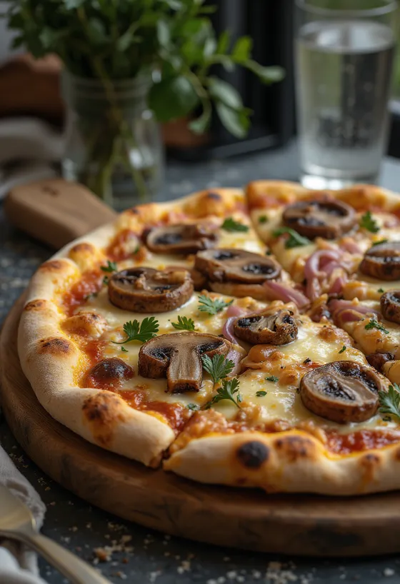 פיצה סיבירית עם בשר ציד