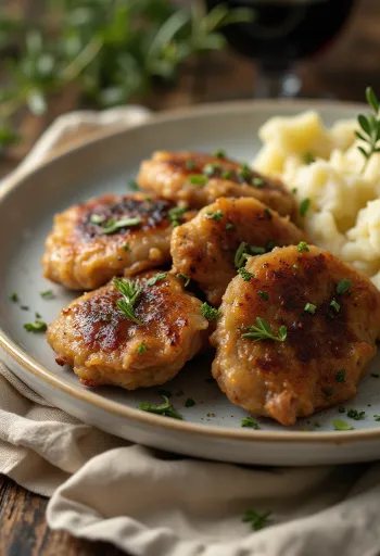 כבד עוף מטוגן פריך, מוגש עם לחם טרי ובצל סגול