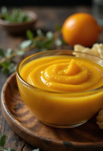 רוטב קארי, תפוז וג'ינג'ר מוגש