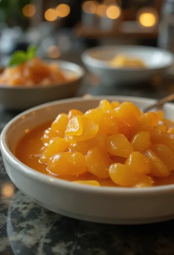 רוטב תפוז וג'ינג'ר מוגש