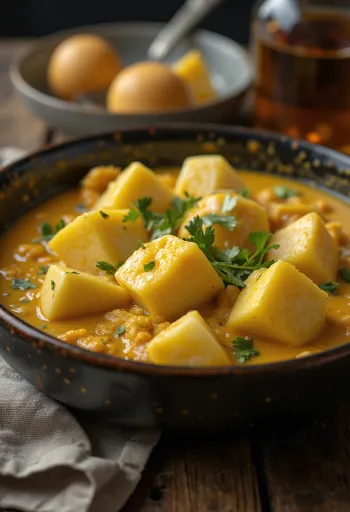 קארי חצילים פיקנטי מוגש