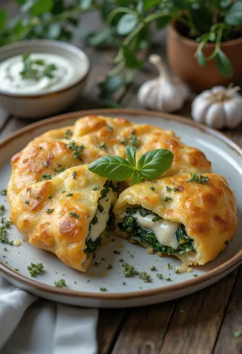 טיגנופסומו עם פטה ותרד, מנה זהובה ופריכה מוגשת