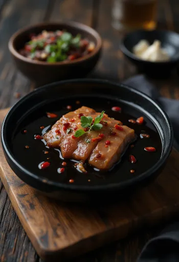 מרינדת סויה מעושנת לברביקיו מוגשת