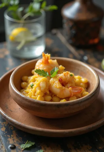 אקרז'ה עם ואטאפה, מאכל ברזילאי פריך עם רוטב קוקוס