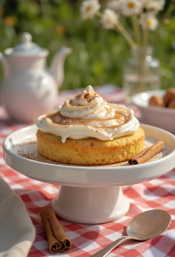 עוגת קצפת קינמון זרויה בקינמון