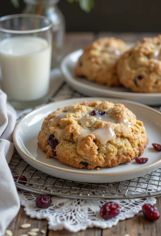 עוגיות גרנולה אפויות טריות