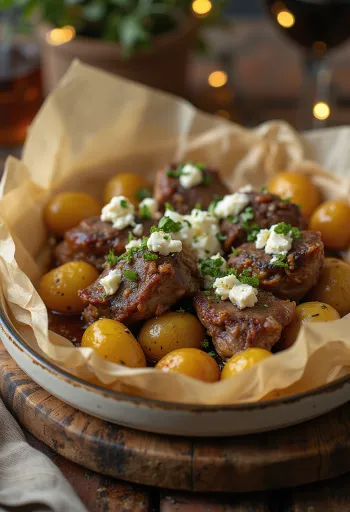טלה קלפטיקו, טלה יווני בצלייה איטית עם ירקות