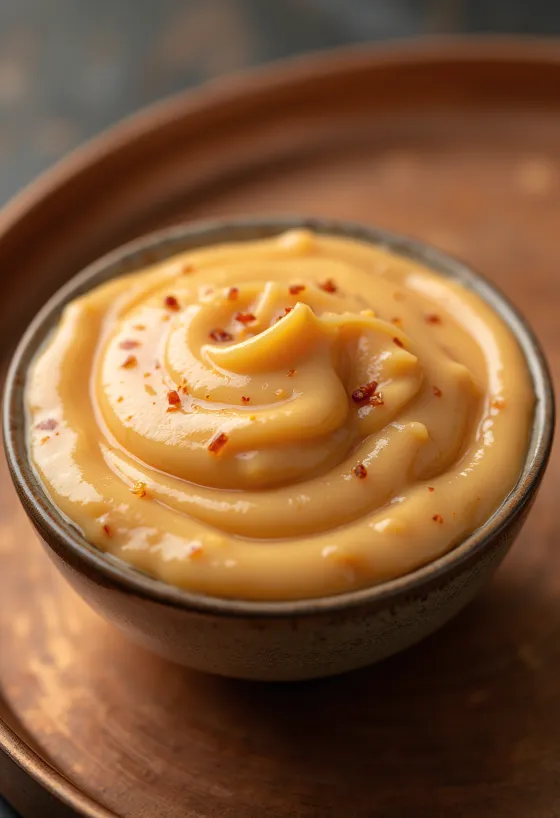 מיונז צ'יפוטלה מוגש עם צ'יפס