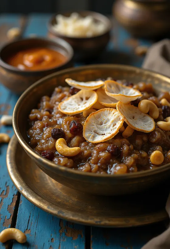סקראי פונגל, מוגש עם עשבי תיבול טריים