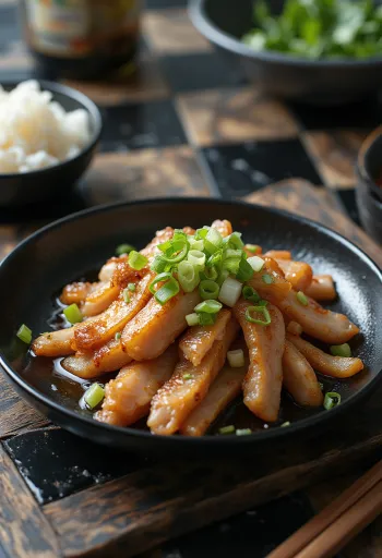 שוגיאקי עם בשר חזיר, מנה ברוטב סויה