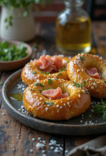 בייגלה עם טונה מוגש
