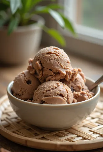 גלידת Aero מוגשת