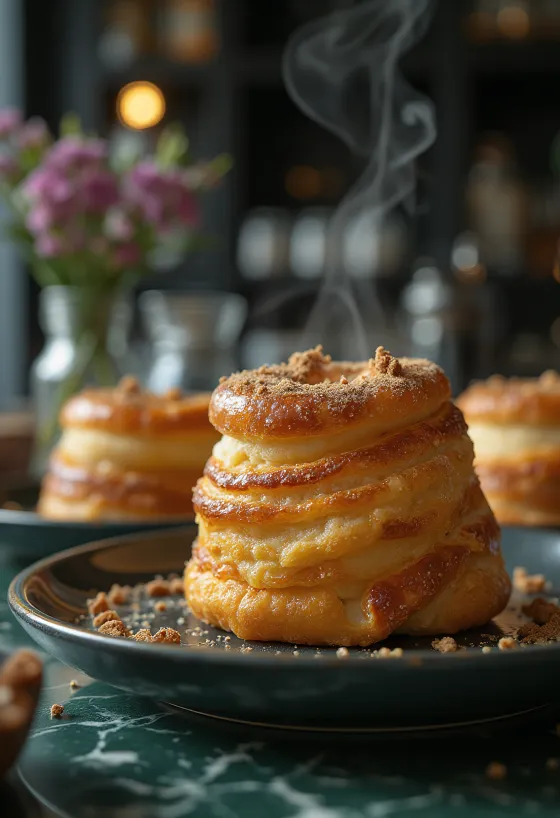 קיורטוש ביתי מצופה בסוכר וקינמון