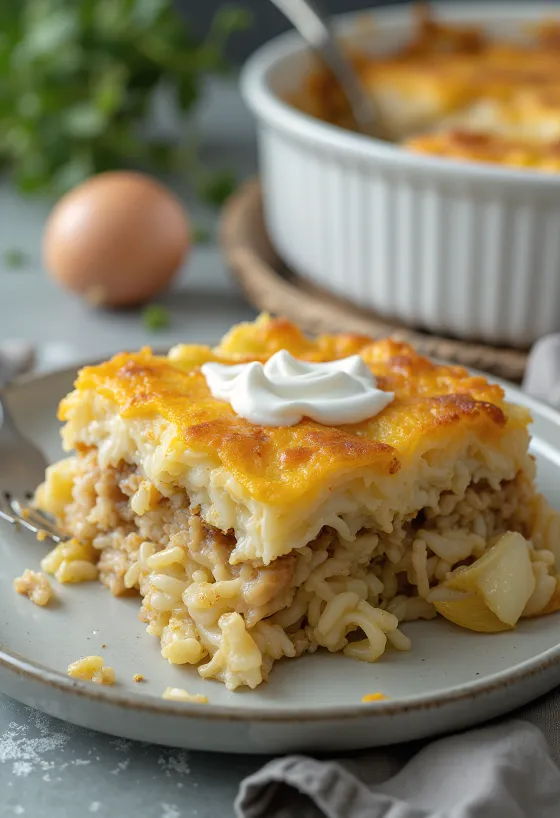 מאפה כרוב מסולסל בשכבות עם בשר טחון עסיסי ומילוי אורז רך