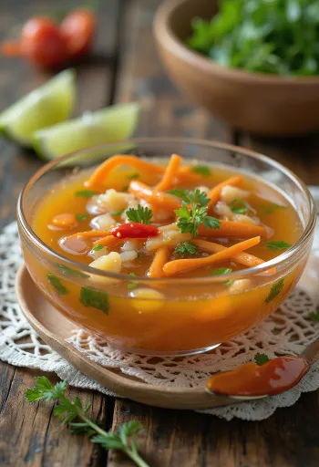 רוטב נוק צ'אם מוגש