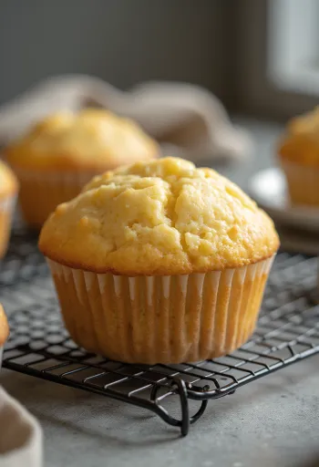 מאפינס וניל אפויים לזהוב, מוגשים במנג'טים