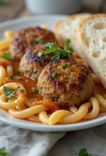 קציצות עם קרום פריך, עשויות מבשר טחון עסיסי