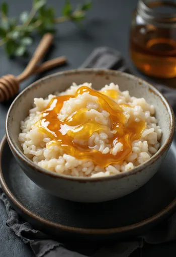 Risengrød קרמי מזולף בדבש