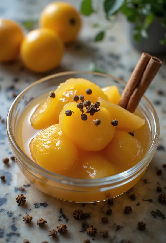 לפתן חבושים מתובל בקינמון וציפורן