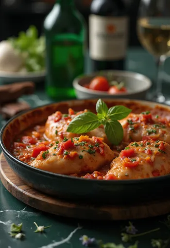 פולו אלה קצ'יטורה מוגש עם לחם טרי