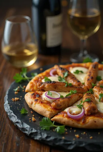 Pizza Ethiopian Style מוגשת